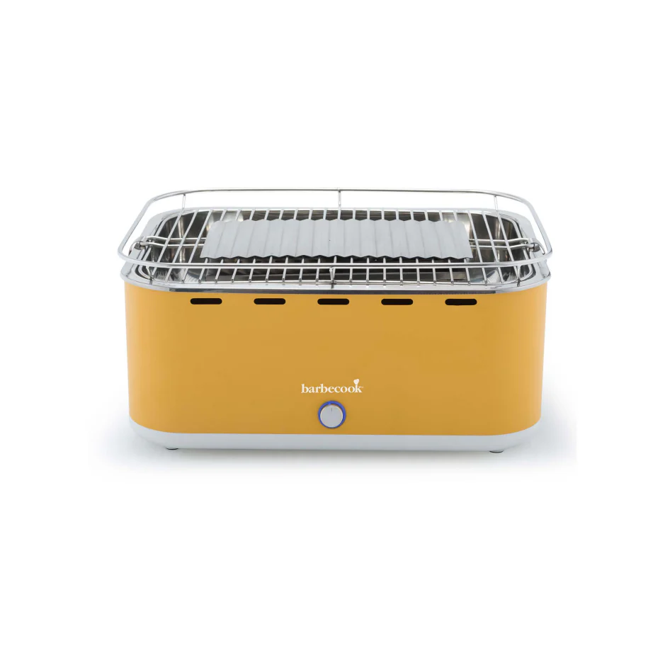 Barbecook BC-CHA-1016 — Charcoal Table Grill Carlo , 44 x 33 x 21 cm, Yellow Sunshine