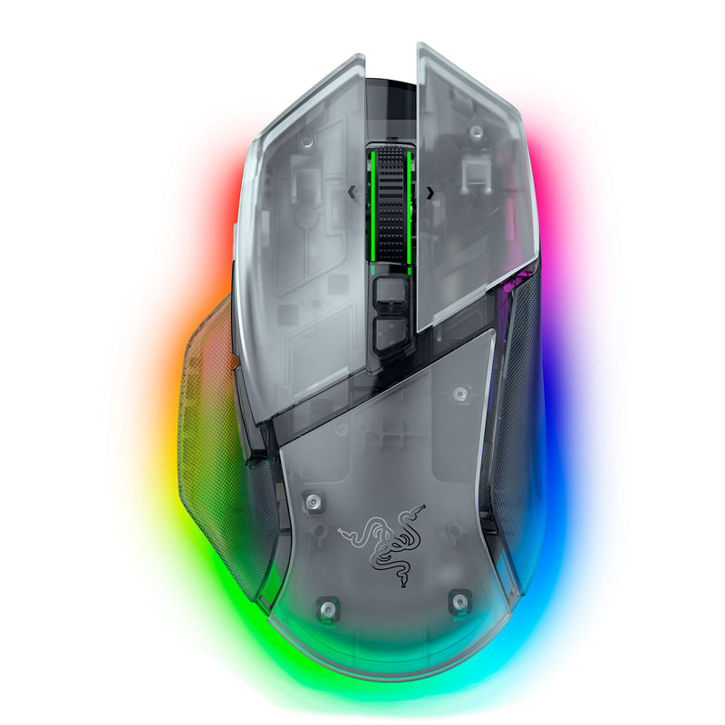 Razer Basilisk V3 Pro 35K — Gaming Mouse, Wireless, Phantom White Edition