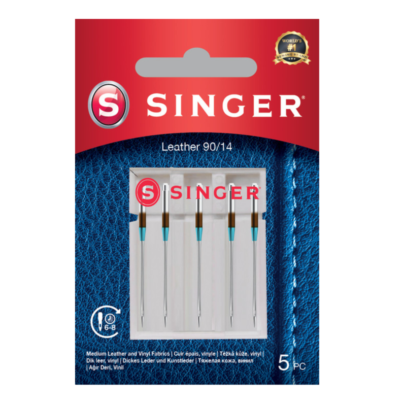 Singer Leather Needle 90/14 5PK