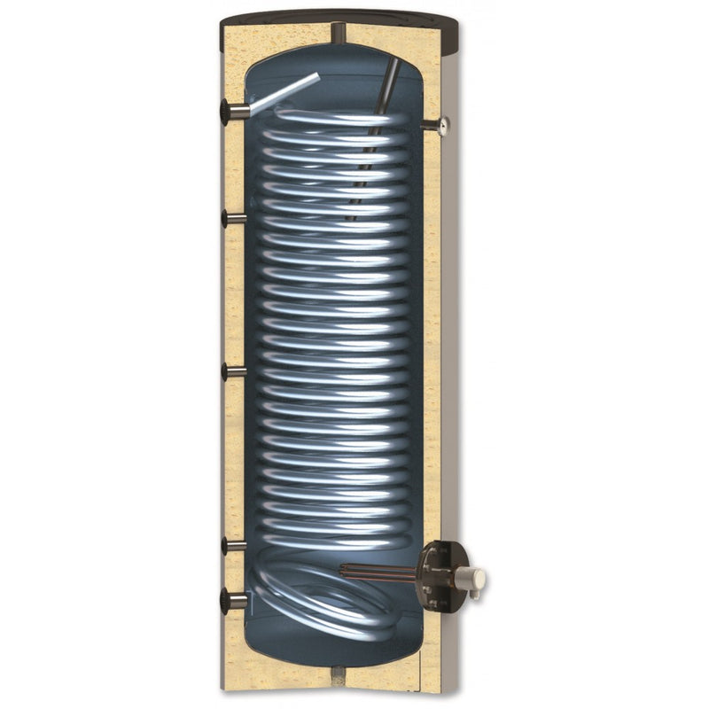 Sunsystem Enameled Water Heater 300L with Heat Exchanger 3.3 m