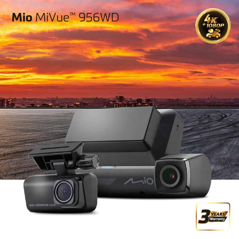 Mio MiVue 956WD Dash Cam, GPS, Wi-Fi