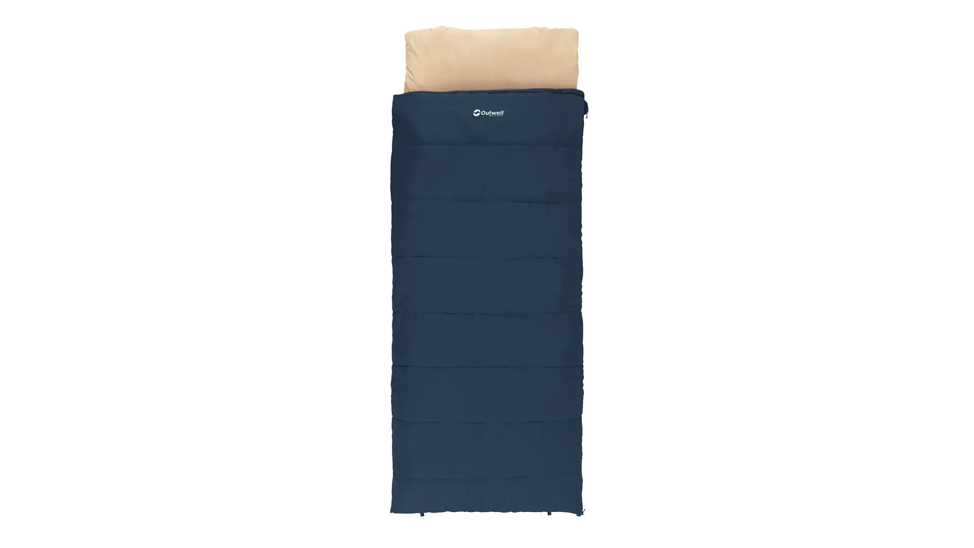 Outwell Contour Lux, Sleeping Bag, 220 x 85 cm, 2-way L-shape open-end with auto lock