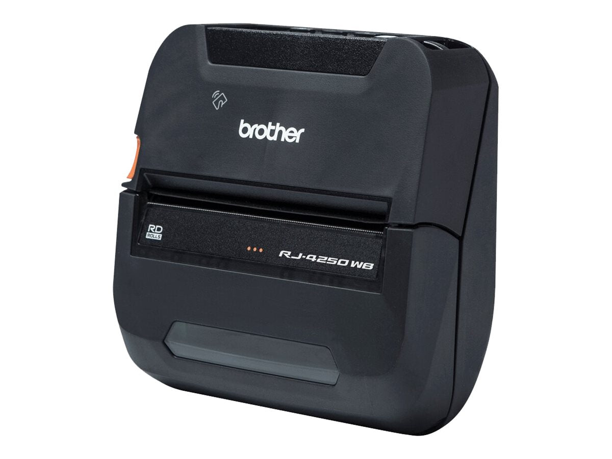 Brother RJ-430B — 4-inch Mobile Label and Receipt Printer with Bluetooth, Monochrome, Direct thermal, Label Printer