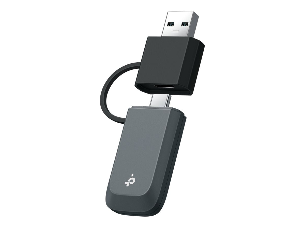 TP-LINK Archer TBE400U — BE6500 Tri-Band Wi-Fi 7 Mini Wireless USB Adapter, 2.4 GHz, 5 GHz, 6 GHz, 802.11ax, MU-MiMO No