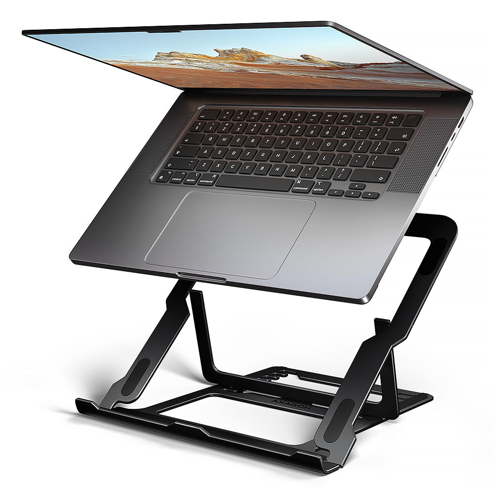 AXAGON STND-LAB stand for laptops and tablets, Adjustable Height, Angle, 10-17.3 ", Maximum weight (capacity) 20 kg
