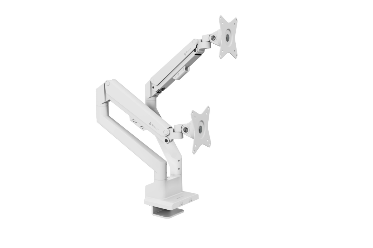 Arozzi Desk Mount, Tilt, Swivel, Rotation, Maximum weight (capacity) 9 kg, White