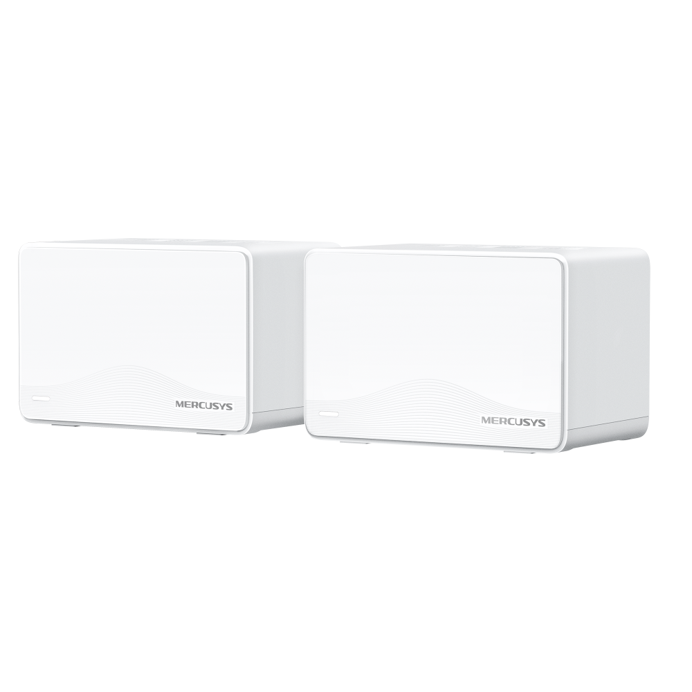 Mercusys Halo H25BE (2-pack) — BE3600 Whole Home Mesh Wi-Fi 7 System, 802.11ax, Ethernet LAN (RJ-45) ports 1, Mesh Support Yes