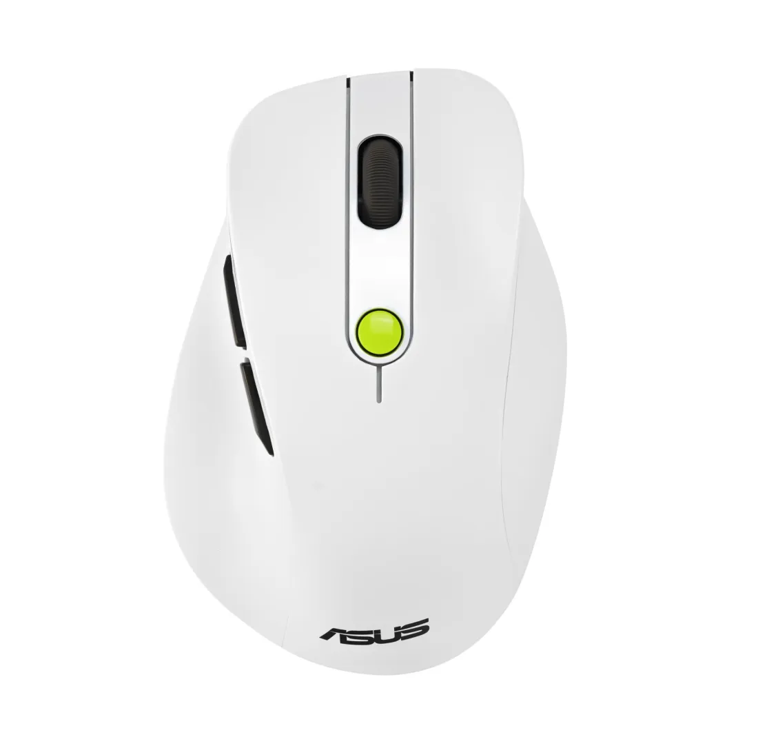 Asus Mouse MD105, Wireless, Bluetooth, 2.4GHz, Volt Green