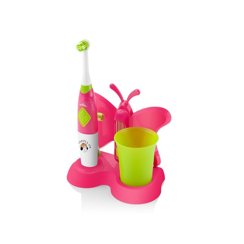 Sonetic  ETA129490070 — Toothbrush with water cup and holder, Battery operated, For kids, Number of brush heads included 2