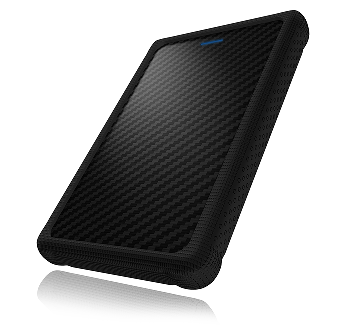 Raidsonic External enclosure for 2.5" SATA HDD/SSD with USB 3.0 interface and silicone protection sleeve — ICY BOX