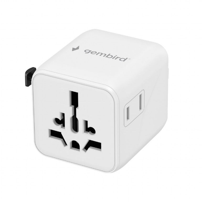 Gembird TPA-INT-01-W — Universal travel power adapter, Travel adapter