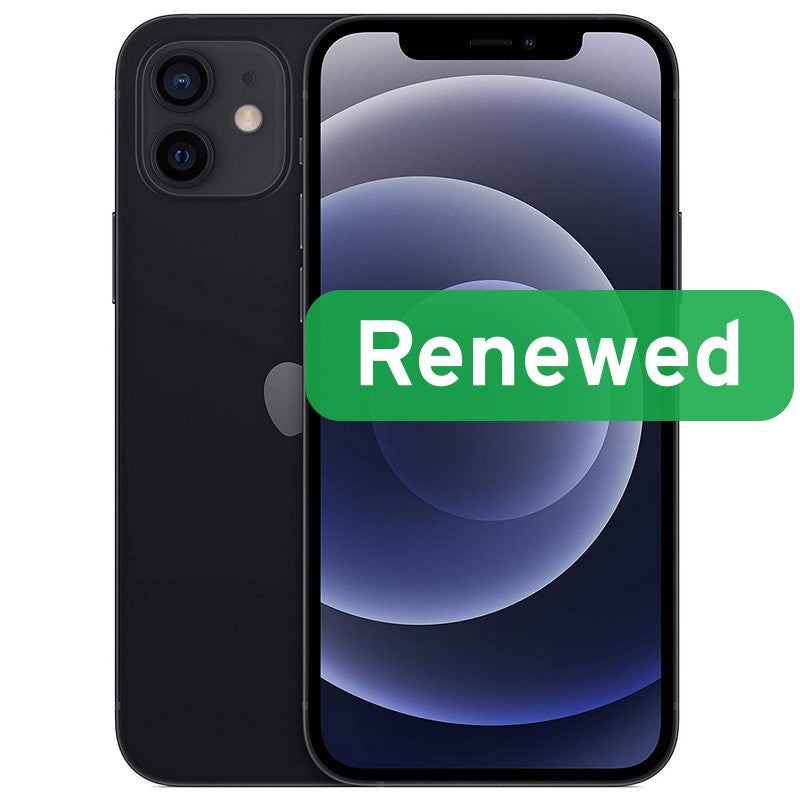 Apple Renewed Grade B — Apple iPhone 12, Black, 6.1 ", Super Retina XDR