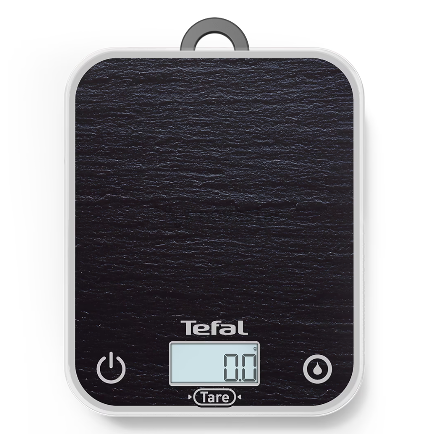 TEFAL BC50D2V0 Optiss — Kitchen Scale, Maximum weight (capacity) 5 kg, Display type LCD, Black