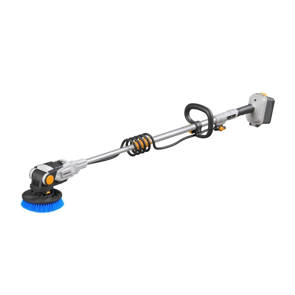 Batavia B.V. 18V Twin Brush - Cordless Brushless Telescopic Power Scrubber, Without Battery and Charger, IPX7