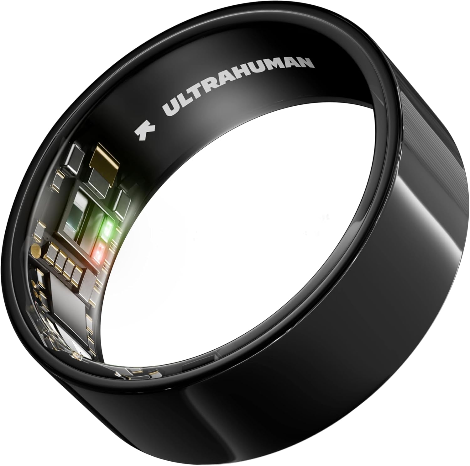 Ultrahuman — Ring Air, Aster Black, Size 12, Smart Ring