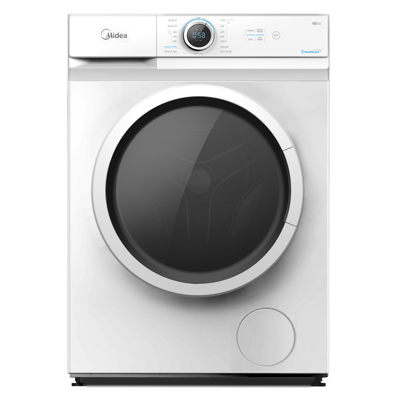 Midea MF100W70/W — Washing Machine, Energy efficiency class D, Front loading, Washing capacity 7 kg