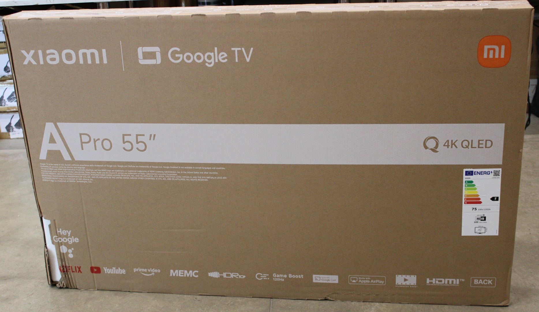 Xiaomi QLED TV A Pro 2026, 55, Smart TV, Google TV