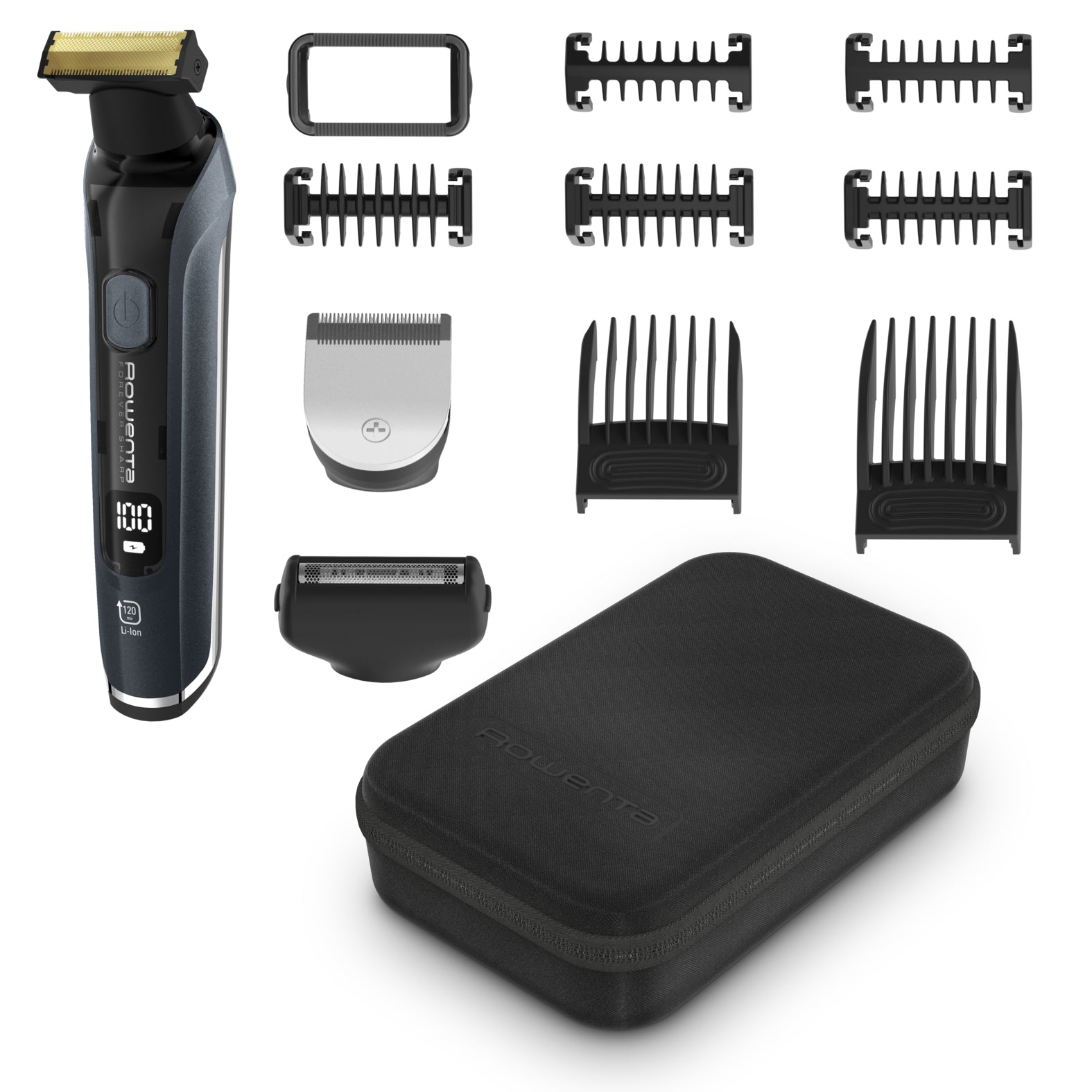 Rowenta TN6204E0 — Beard Trimmer, Cordless, Wet & Dry, Number of length steps 15
