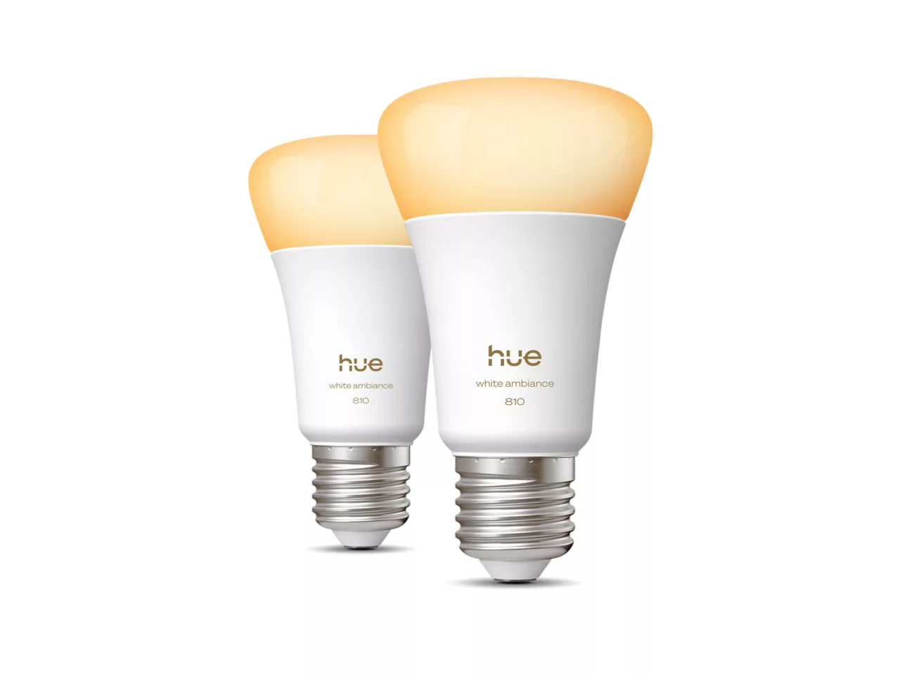 Philips Hue WA 810 A60 2P EU, E27, 6 W, White and colour light