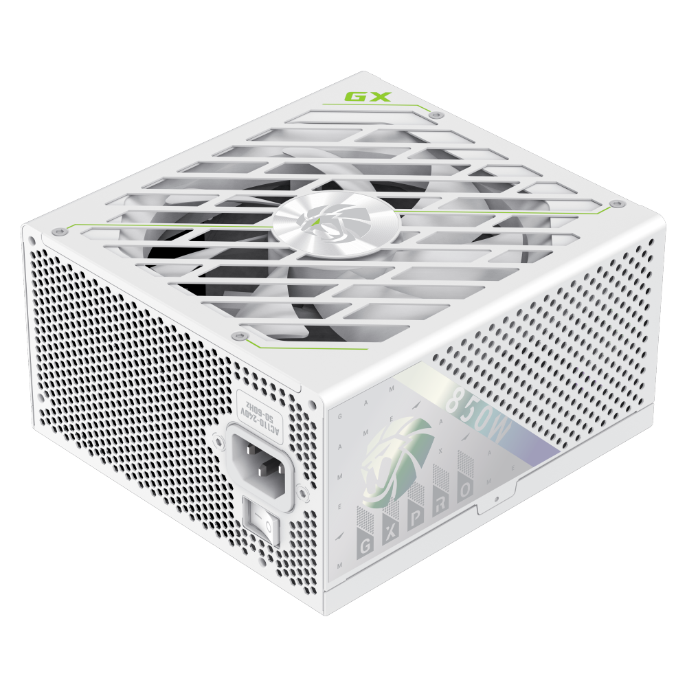 Gamemax PSU GX PRO 850G WH, 850 W, Gold, Modular