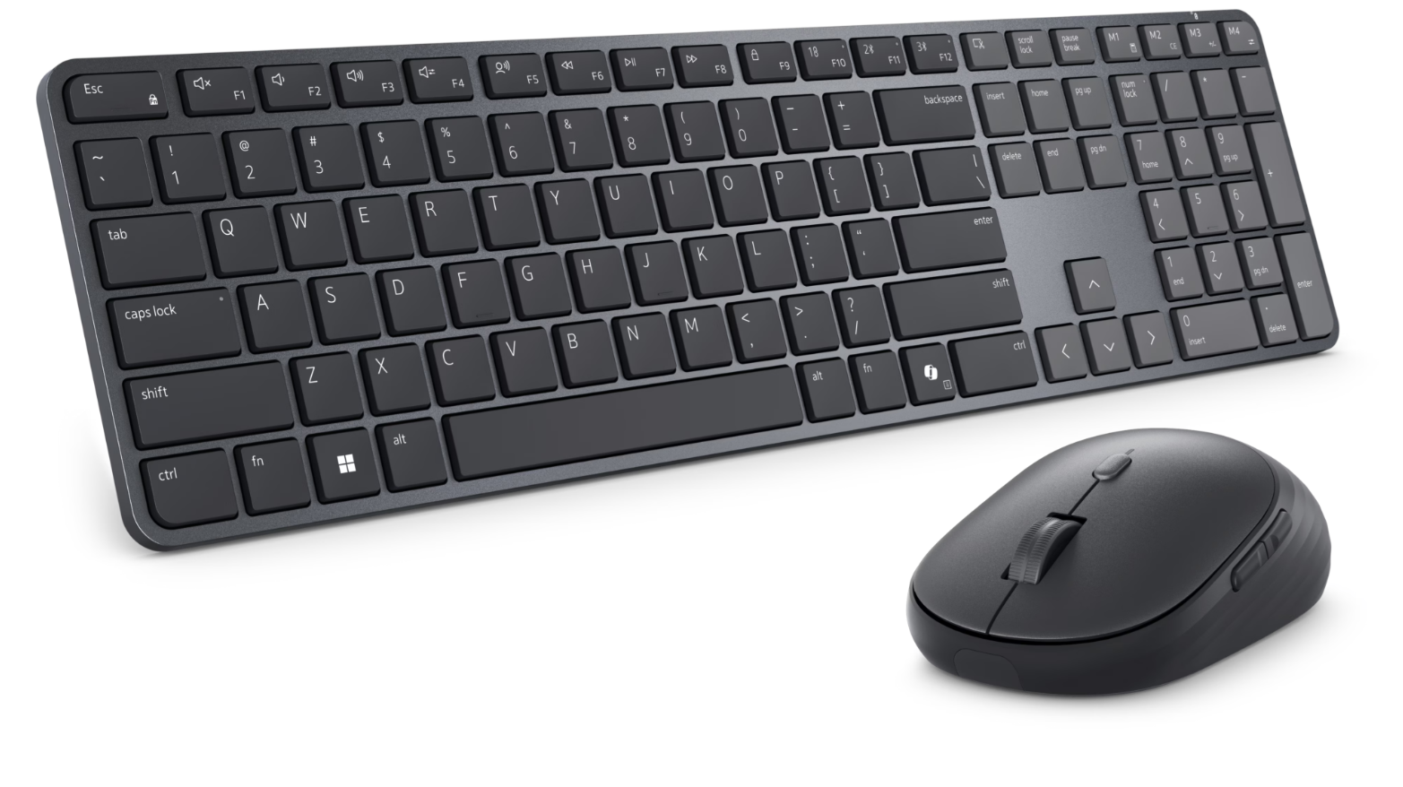 Dell KM726 — Pro 7 Slim Keyboard and Mouse, Keyboard and Mouse Set, Wireless, Mouse included