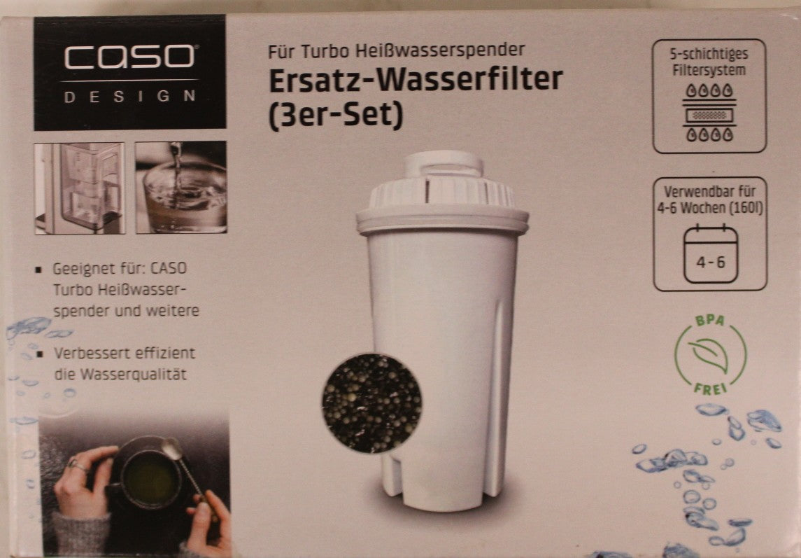 Caso Spare filter for Turbo-hot water dispenser, 3pcs