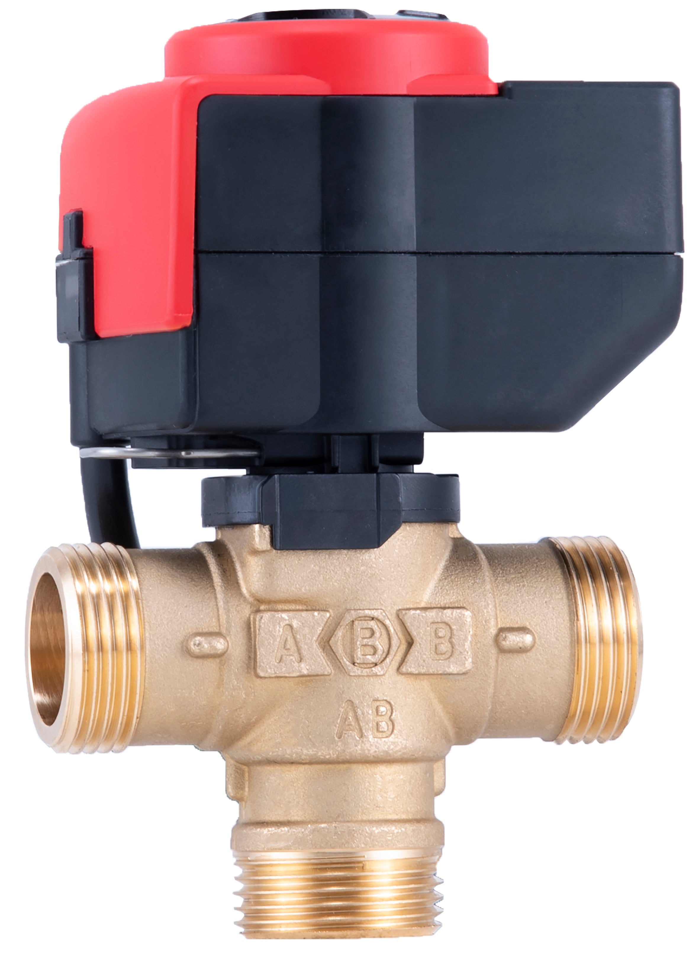 Barberi Three-way flow distribution valve DN 25 with e-drive