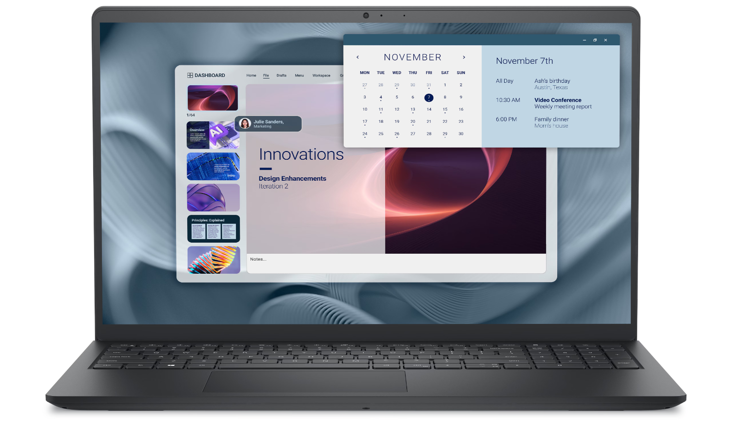 Dell Pro 15 Essential PV15250, Carbon Black, 15.6 ", WVA