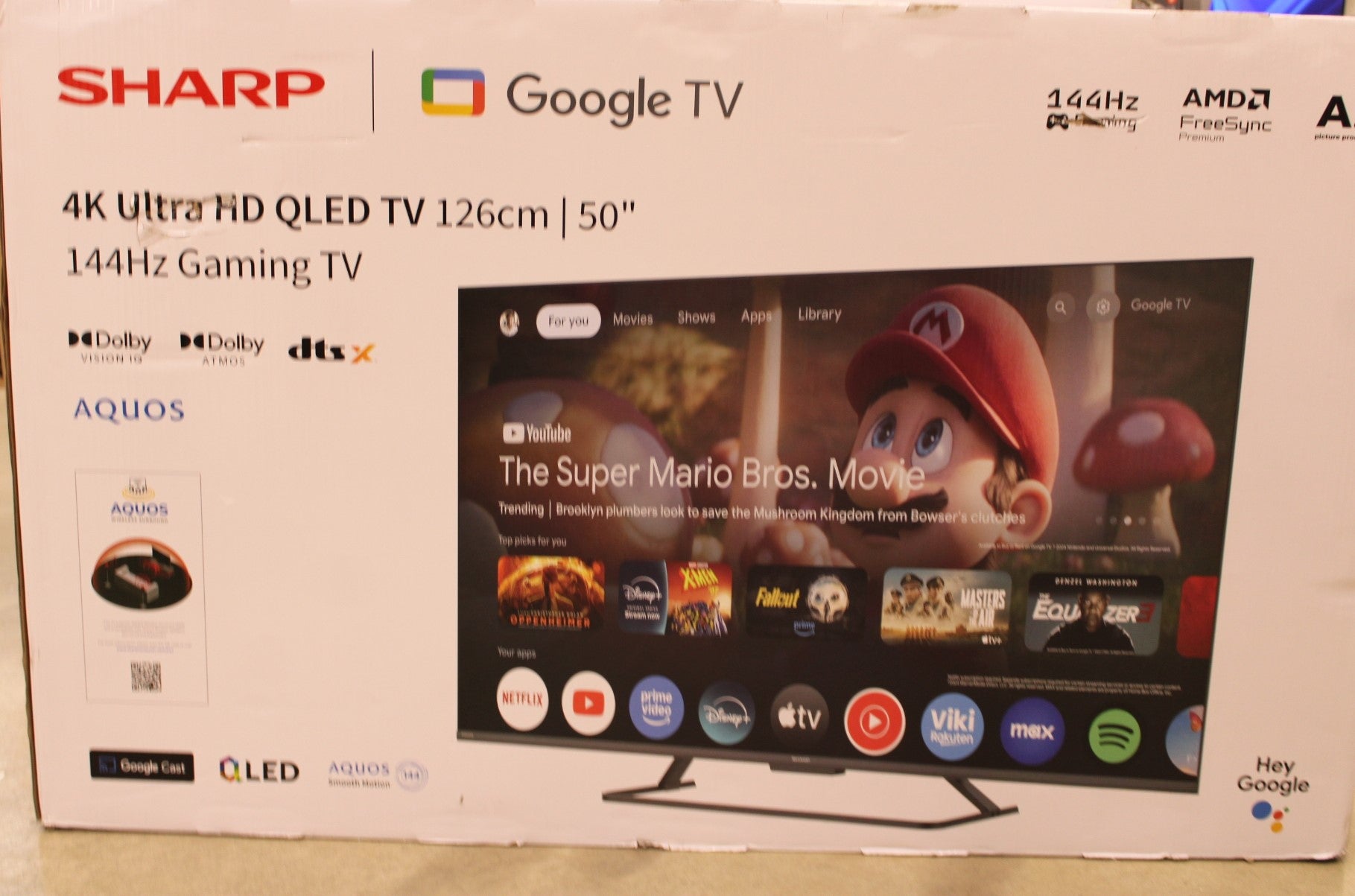 Sharp 50HR7265E, SALE OUT. Sharp 50HR7265E, Smart TV, Google TV