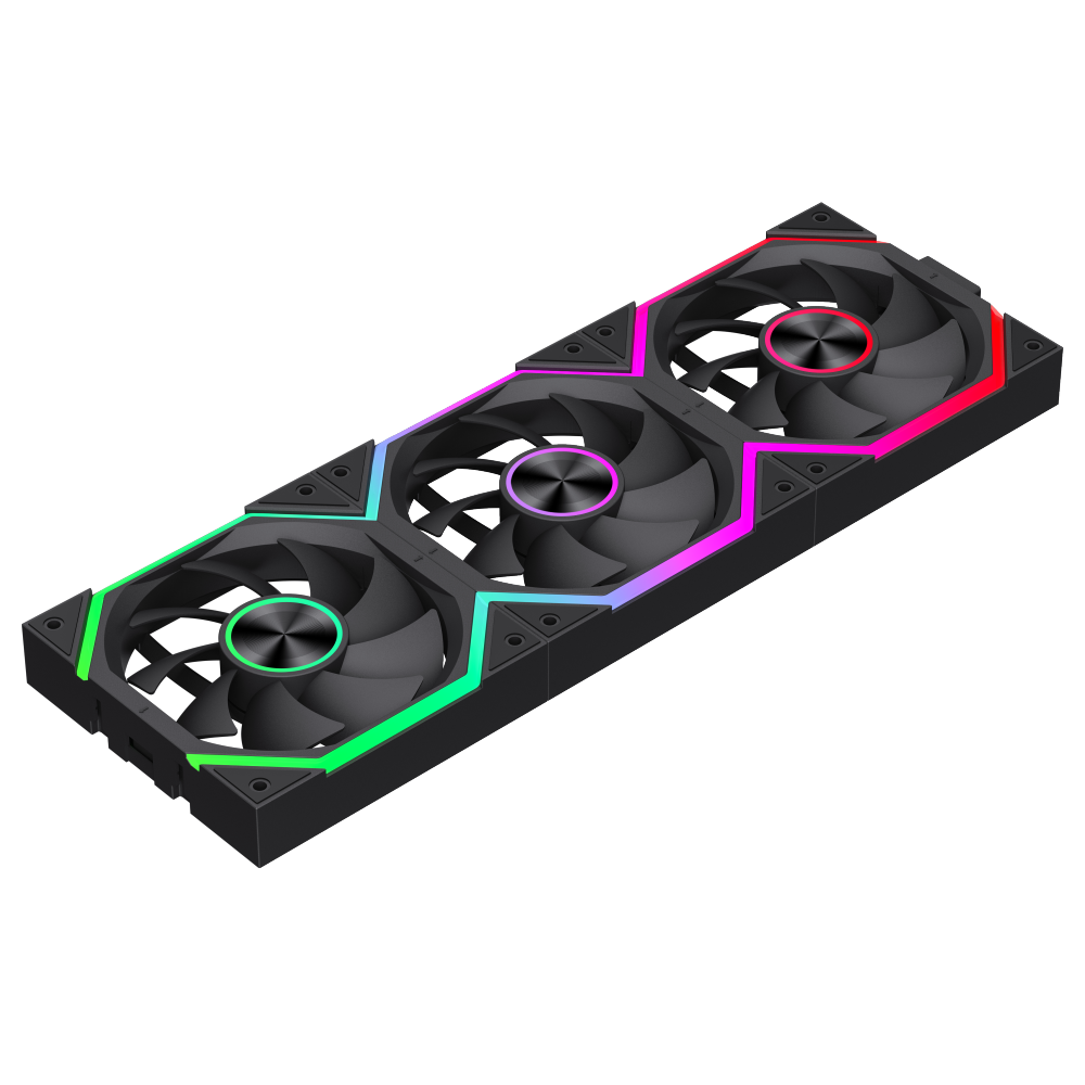Gamemax FN12A-N2 WL — Case fan, Black