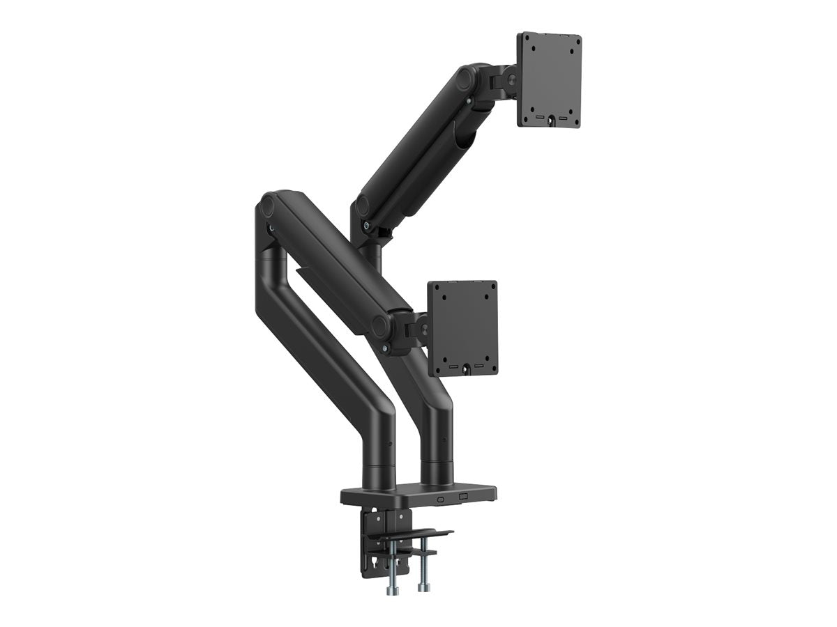 Digitus Desk Mount, Height, tilt, rotation, depth, pivot, Dual Monitor Mount, 2x 45 "