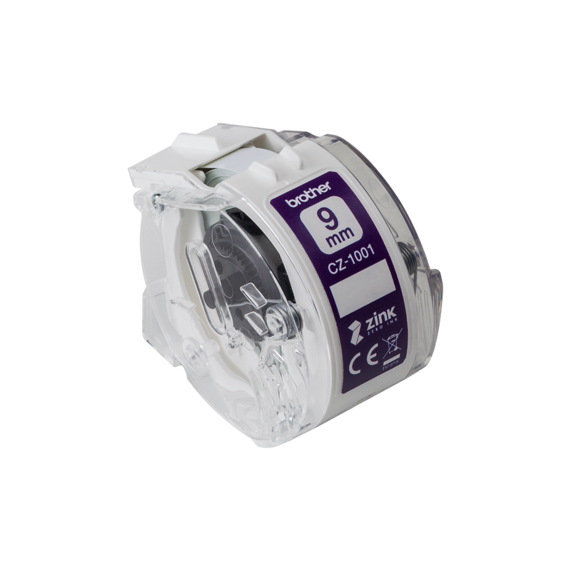 Brother CZ-1001, White, Full colour continuous label roll, 5 m