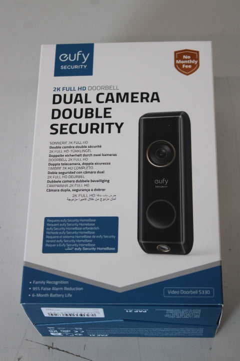 Anker Eufy Doorbell 2 Pro, Black, SALE OUT. Anker Eufy Doorbell 2 Pro
