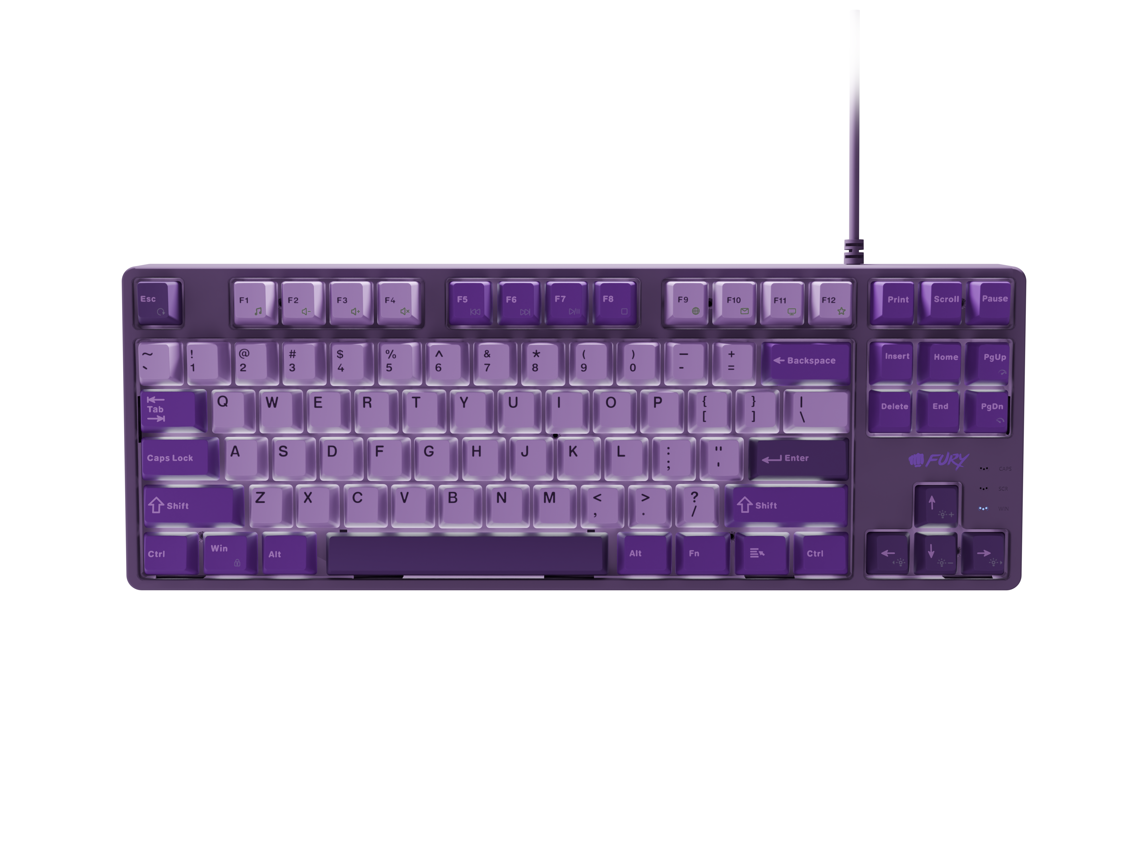 Fury Kanabo K2, Gaming Keyboard, Wired, US