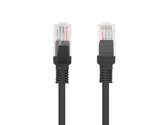 Lanberg PCU5-10CC-2000-BK — Patchcord CAT.5E UTP Fluke Passed, 20 m, Black