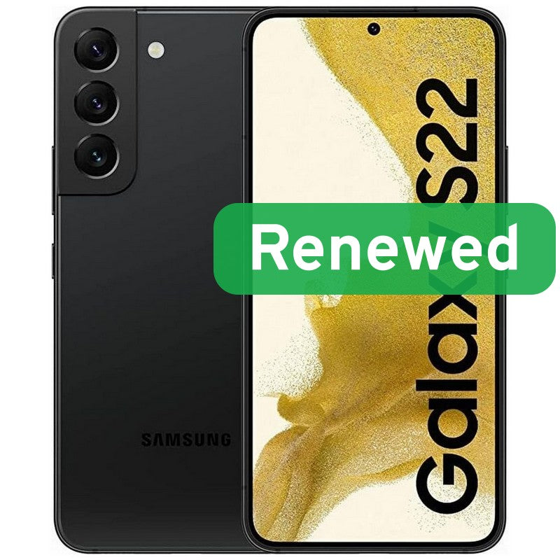 Samsung Renewed Grade C — Samsung Galaxy S22, Phantom Black, 6.1 ", 256 GB