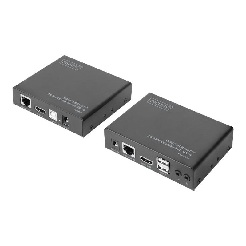 DIGITUS HDBaseT 2.0 HDMI KVM Extender Set