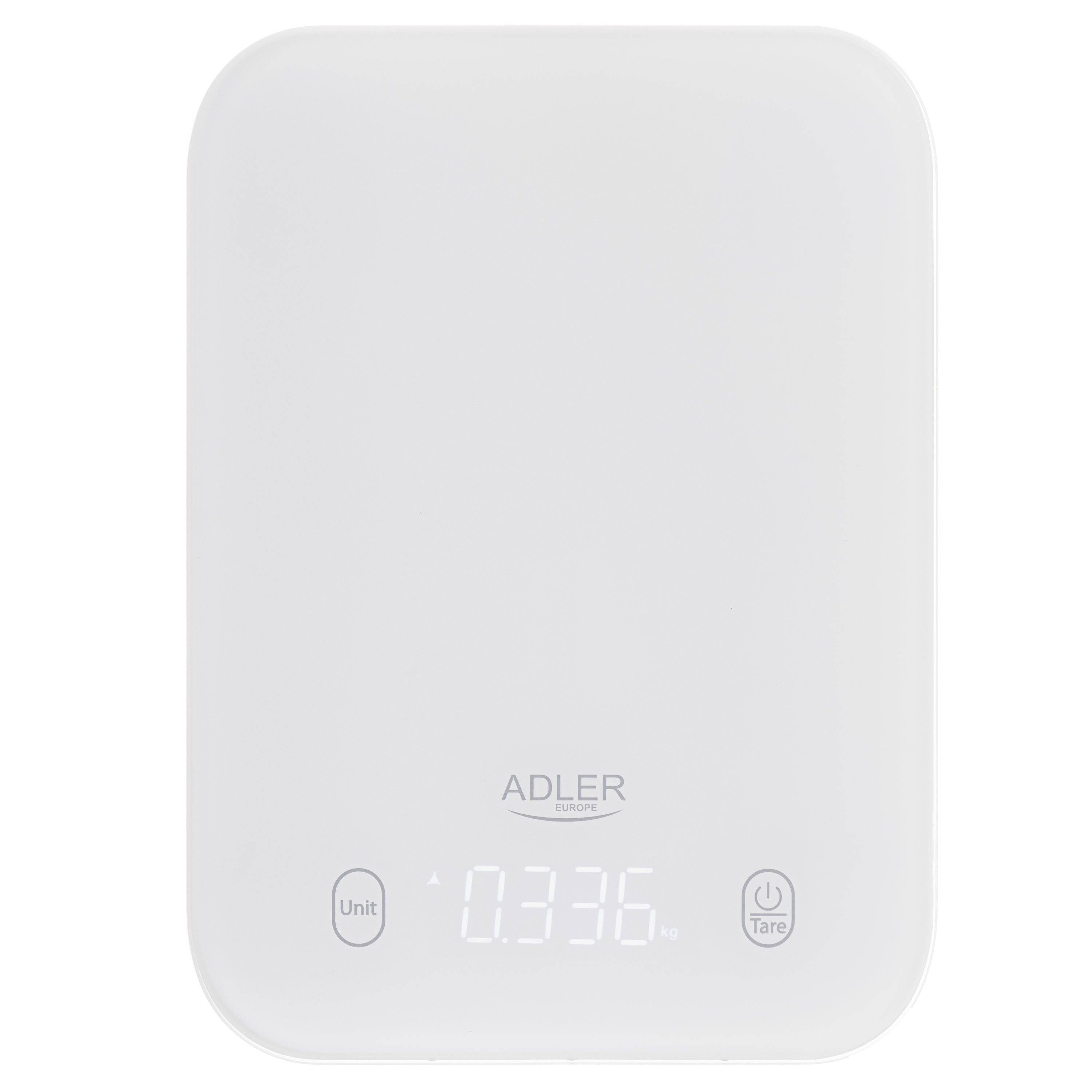 Adler AD 3181w — Kitchen Scale, Graduation 1 g, Display type LED, White