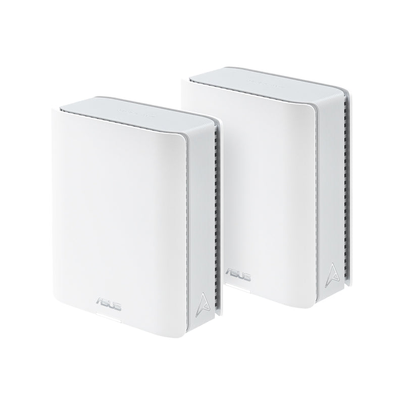 Asus ZenWiFi BT8 (2pk) — Tri-band WiFi 7 Smart AiMesh Extendable Router, 802.11be, 14000 Mbit/s, Ethernet LAN (RJ-45) ports 4