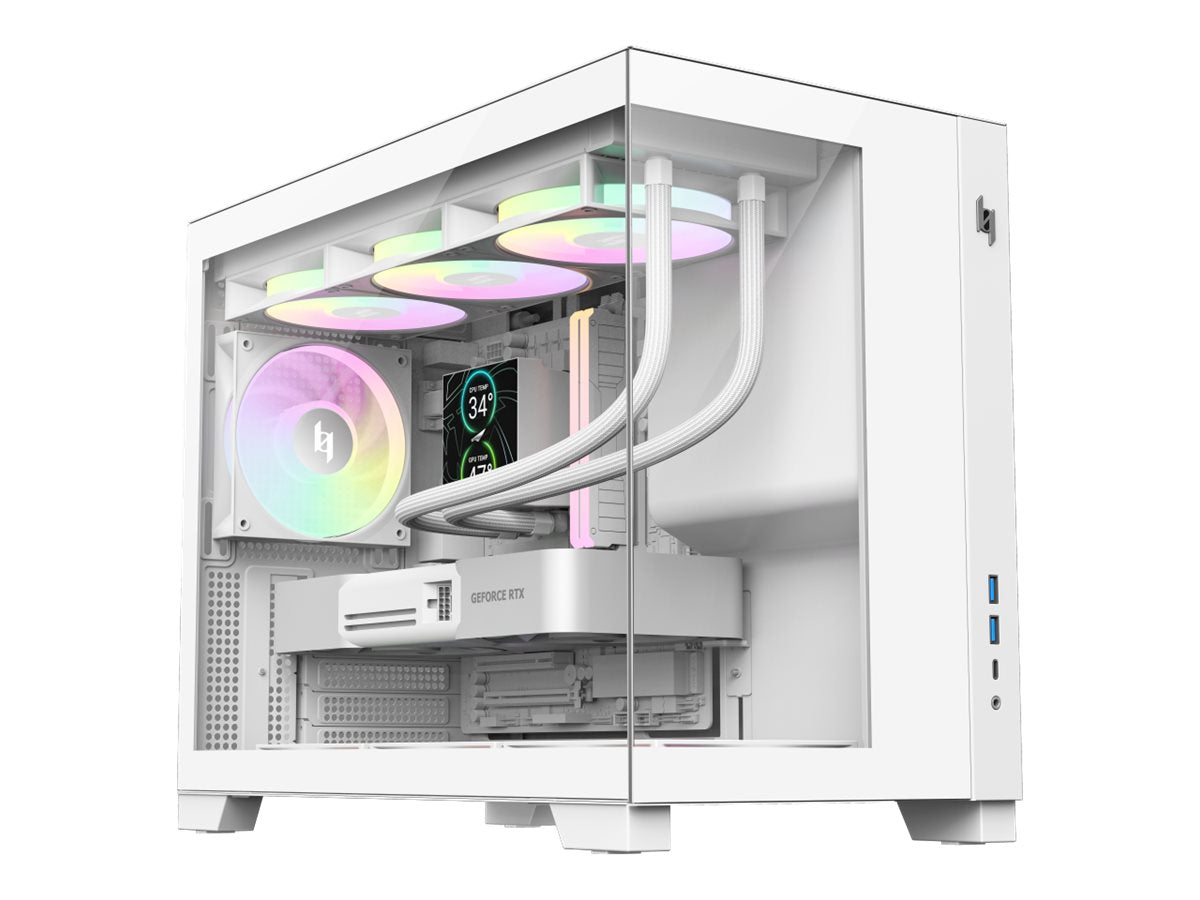 Gamemax Case NEX C33 WH, MATX/BTF