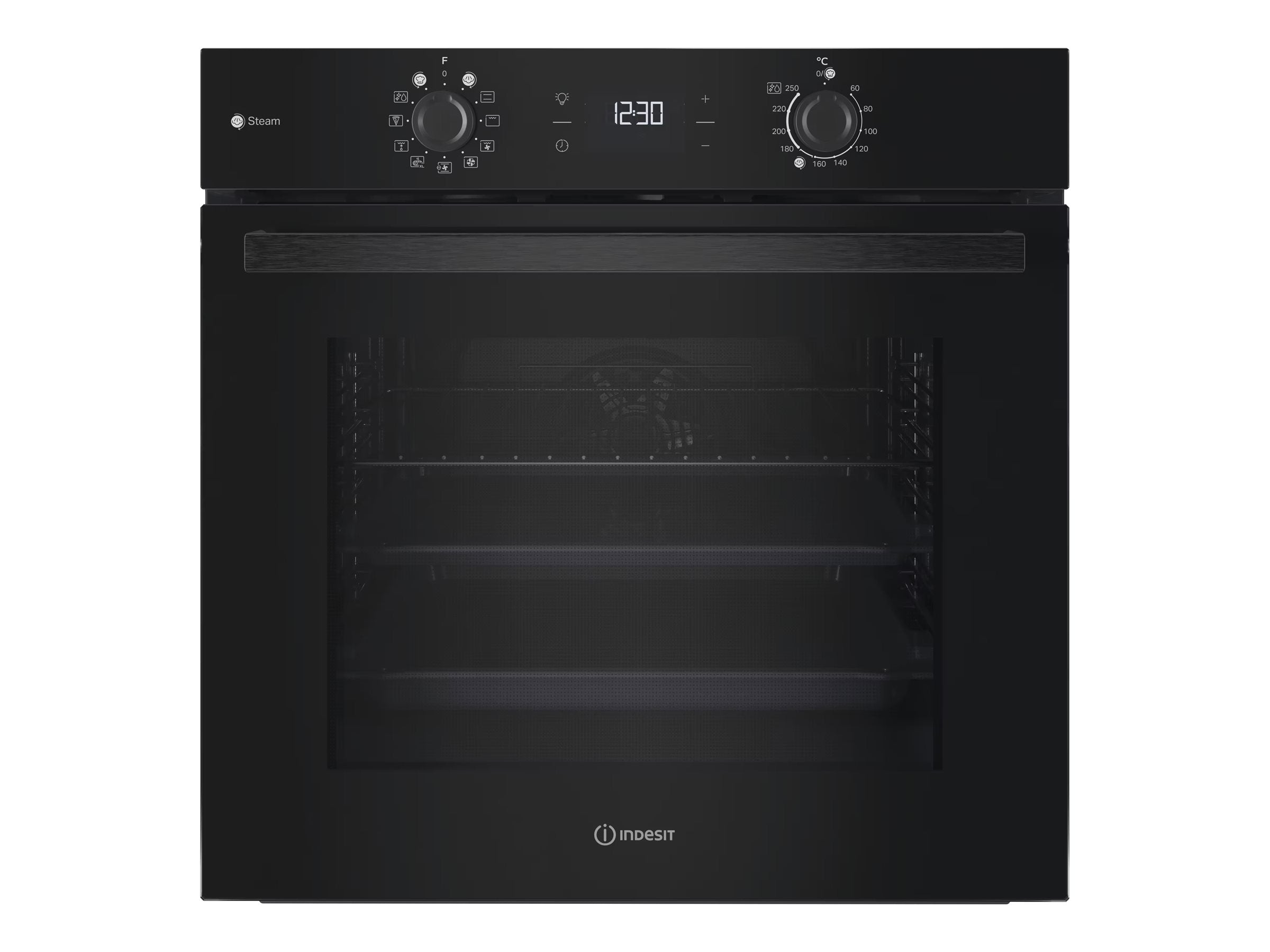 INDESIT Oven IO K58HS B, 71 L, Electric, Hydrolytic