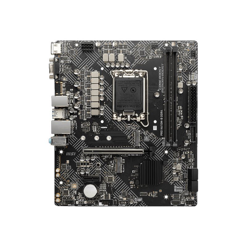 MSI PRO H610M-G, Processor family Intel, Processor socket LGA1700, DDR5