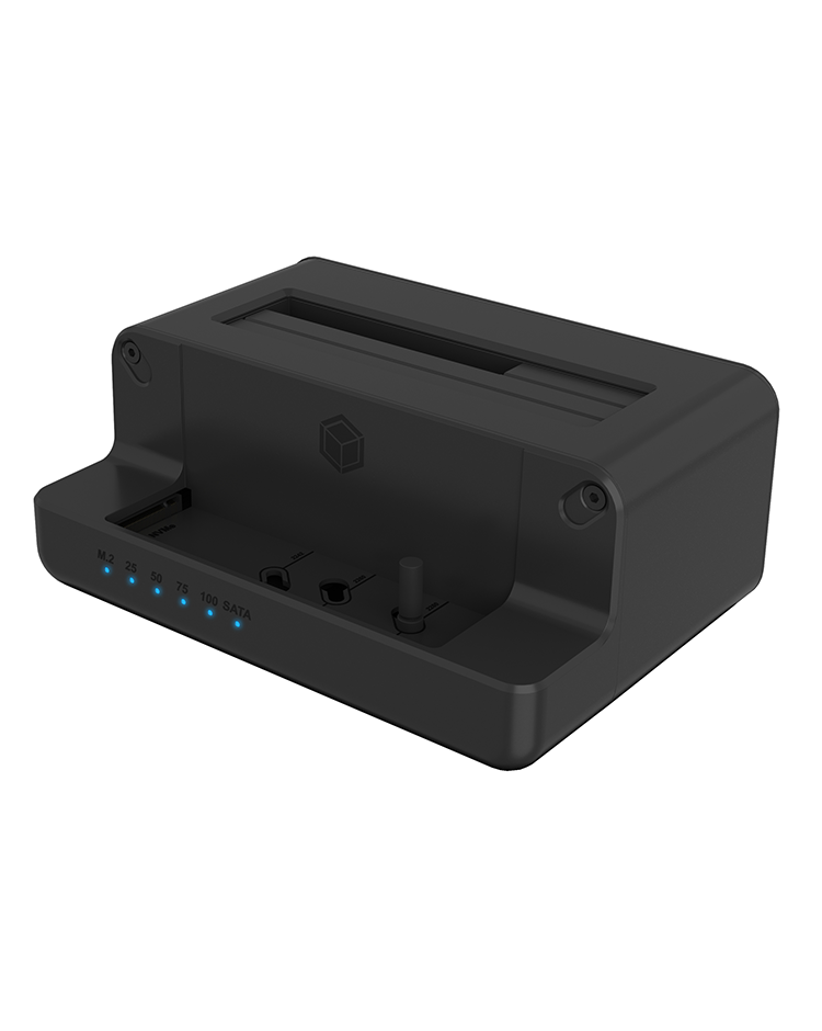 Raidsonic IB-2914MSCL-C31 Docking and cloning station for M.2 NVMe SSD & 2.5''/3.5'' SATA SSD/HDD — Icy Box