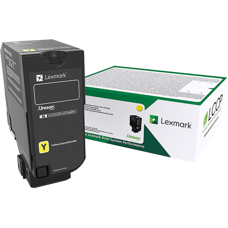 Lexmark 75B20Y0 — Return Program Toner Cartridge, Yellow