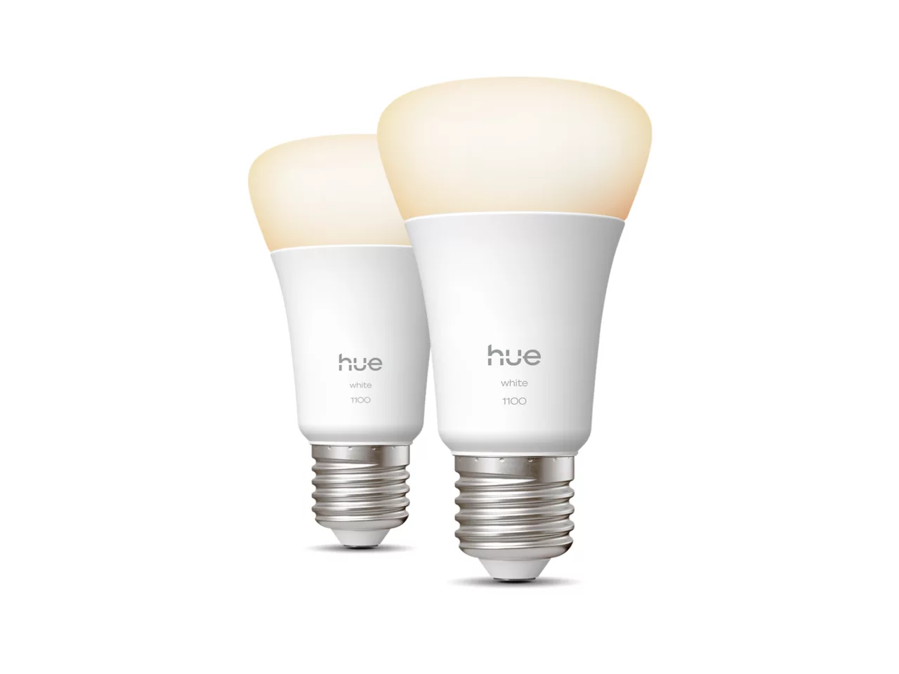 Philips Hue W 1100 A60 2P EU, E27, 9.5 W, Soft white light