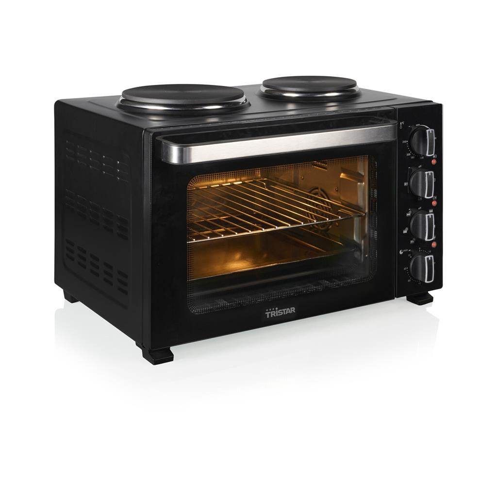 Tristar OV-3670 — Convection Oven with 2 Hot Plates, 35 L, 3200 W, Black