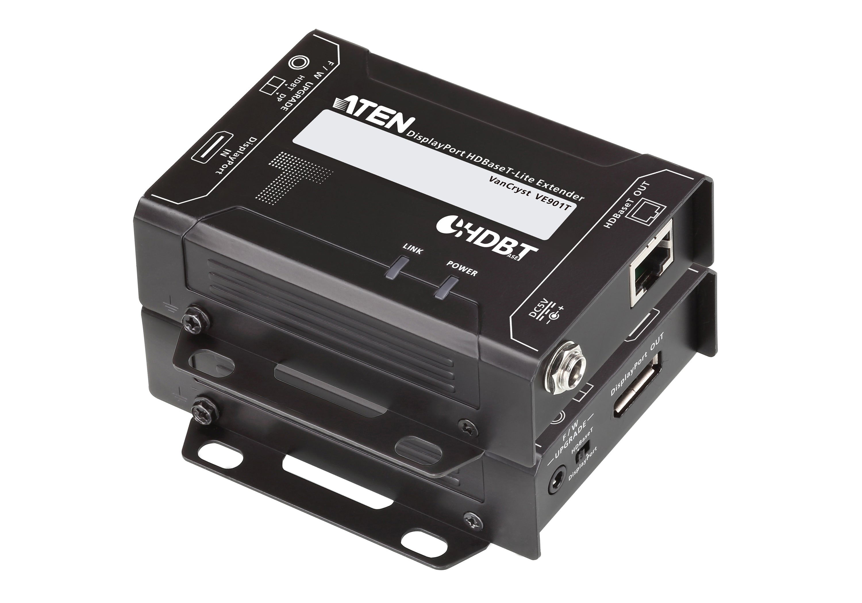 Aten VE901 — DisplayPort HDBaseT-Lite Extender, 4K@40m, HDBaseT Class B