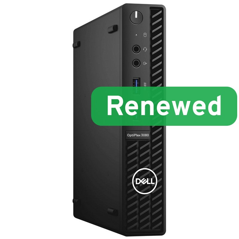 DELL Renewed Grade A — OptiPlex 3080 Micro, Intel Core i5, i5‑10500T, 8 GB