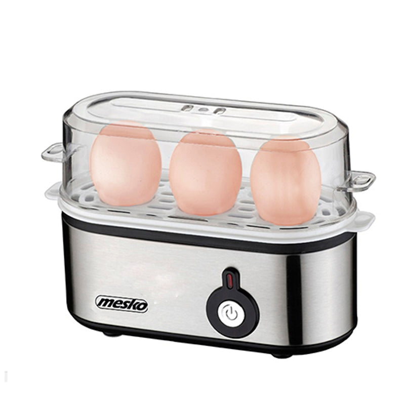 Mesko MS 4485 — Egg boiler, Stainless steel, 210 W, Functions For 3 eggs