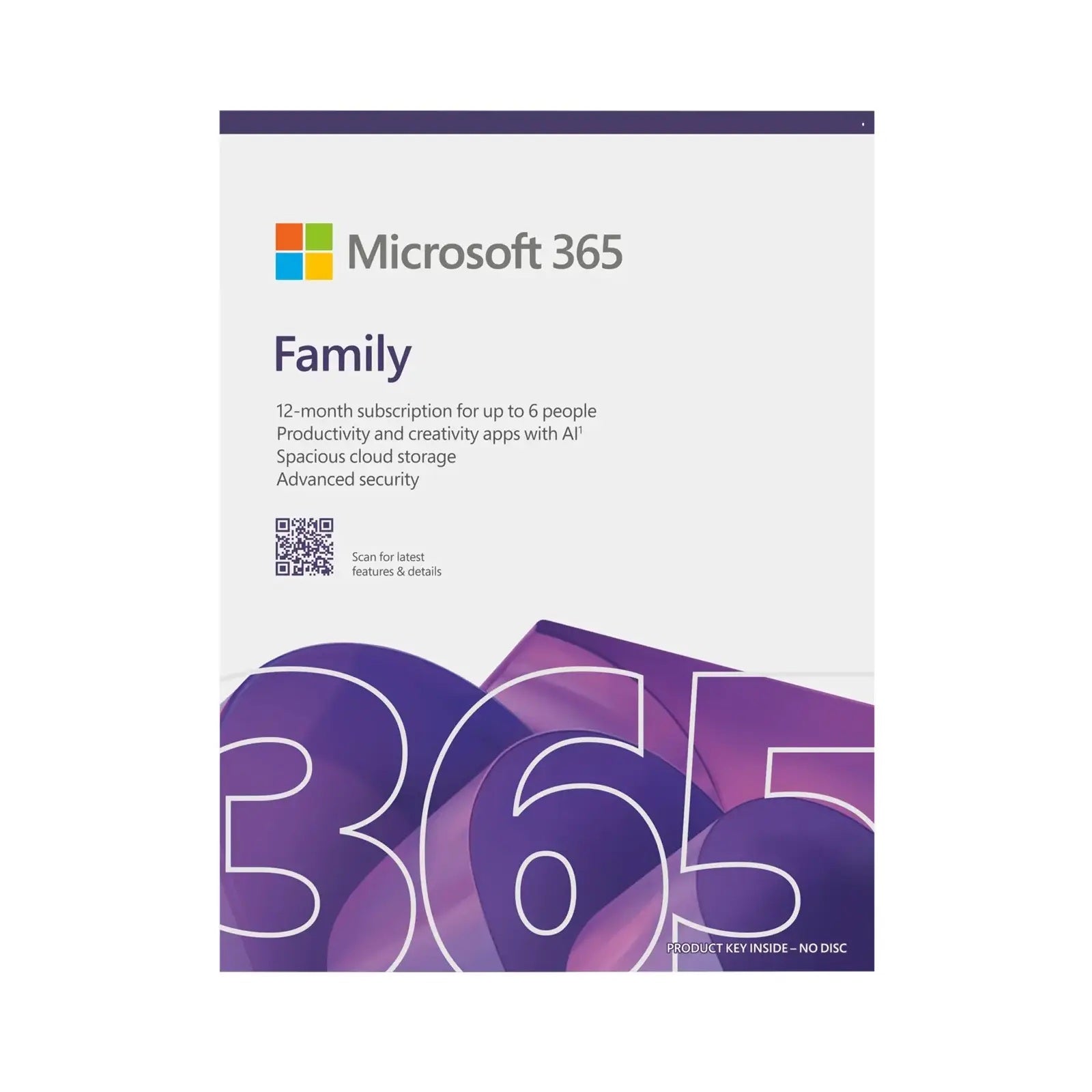 Microsoft EP2-32335 — M365 Family, License term 1 year(s), English, EuroZone